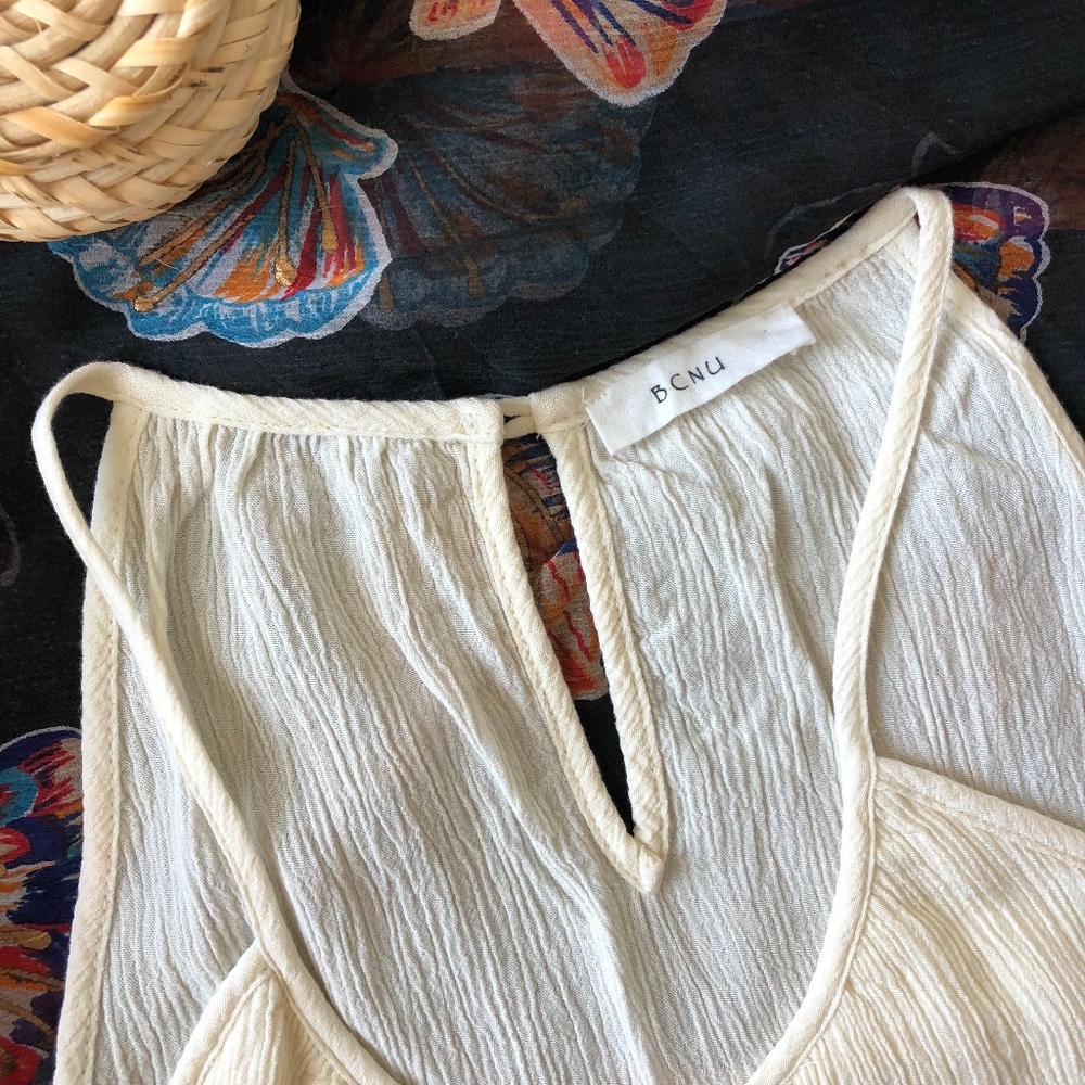 BCNU for Anthro Ruffle Racerback Top - Picture 3 of 8
